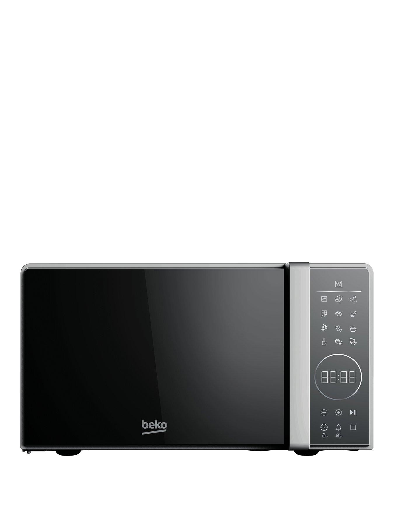 Product photograph of Beko Solo Digital Microwave Silver 20l from very.co.uk