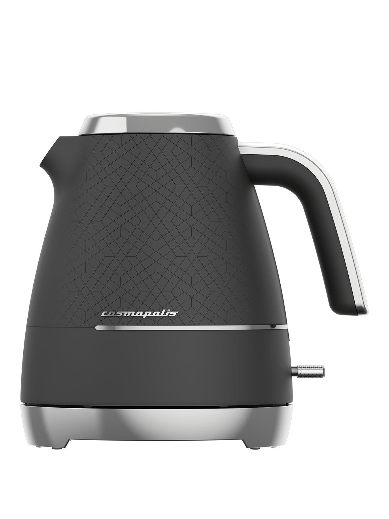 Product photograph of Beko Cosmopolis Dome Kettle Black from very.co.uk