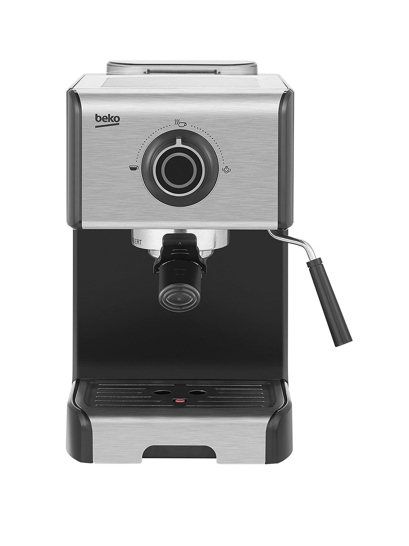 Product photograph of Beko Barista Espresso Maker Black from very.co.uk