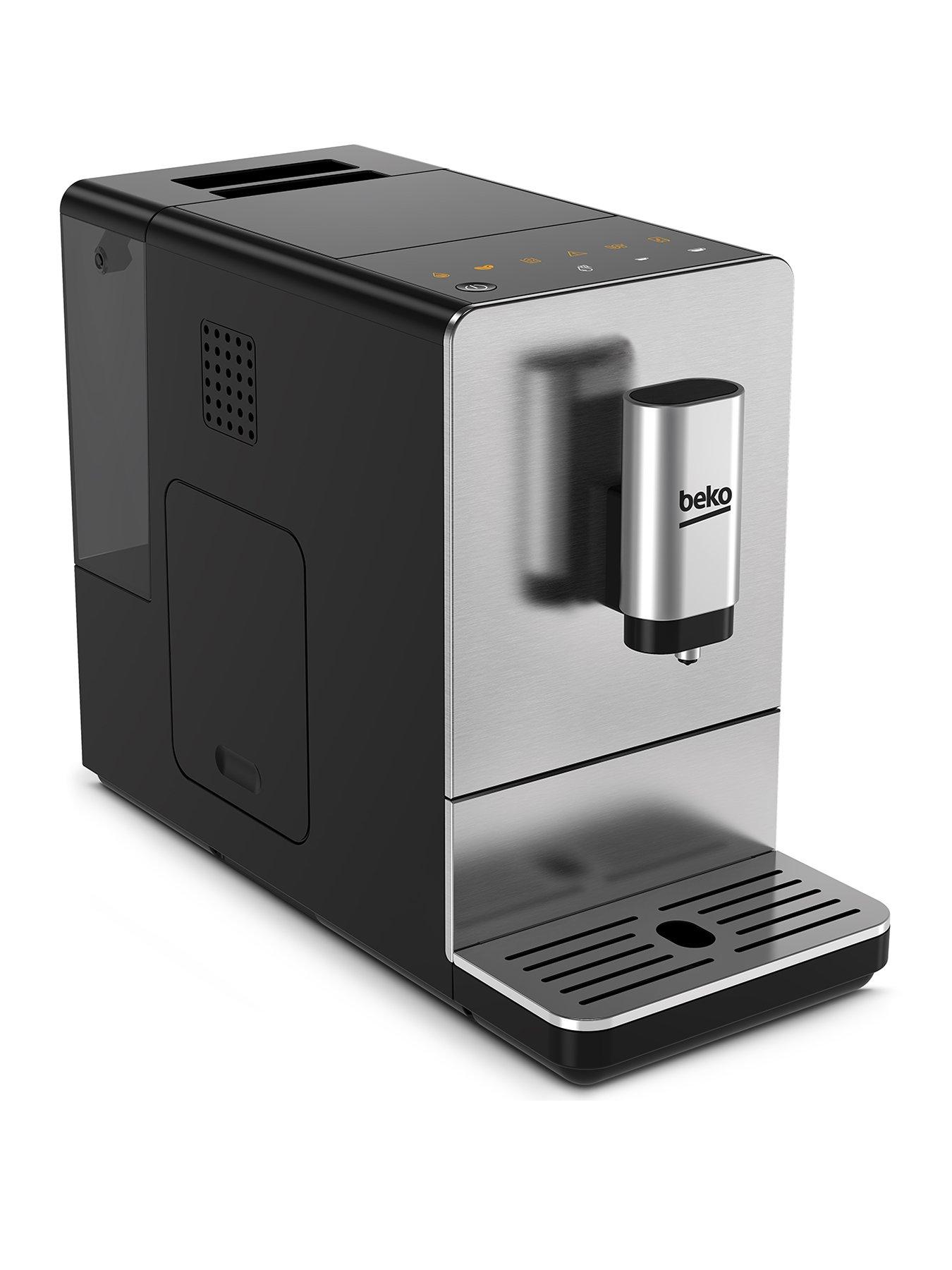 Product photograph of Beko Bean To Cup Coffee Machine Stainless Steel from very.co.uk