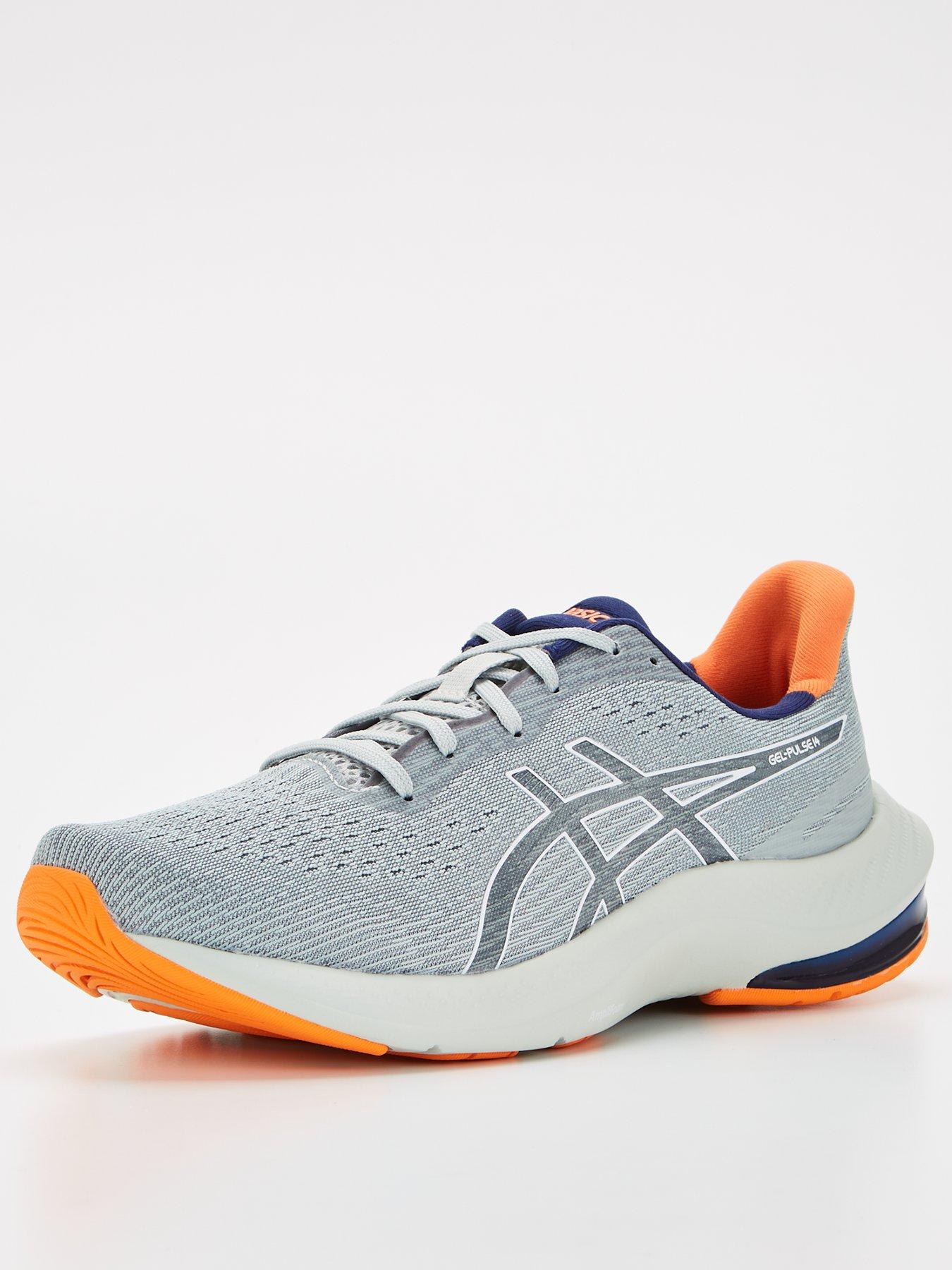 Asics Gel Pulse 14 Trainers Silver White Very