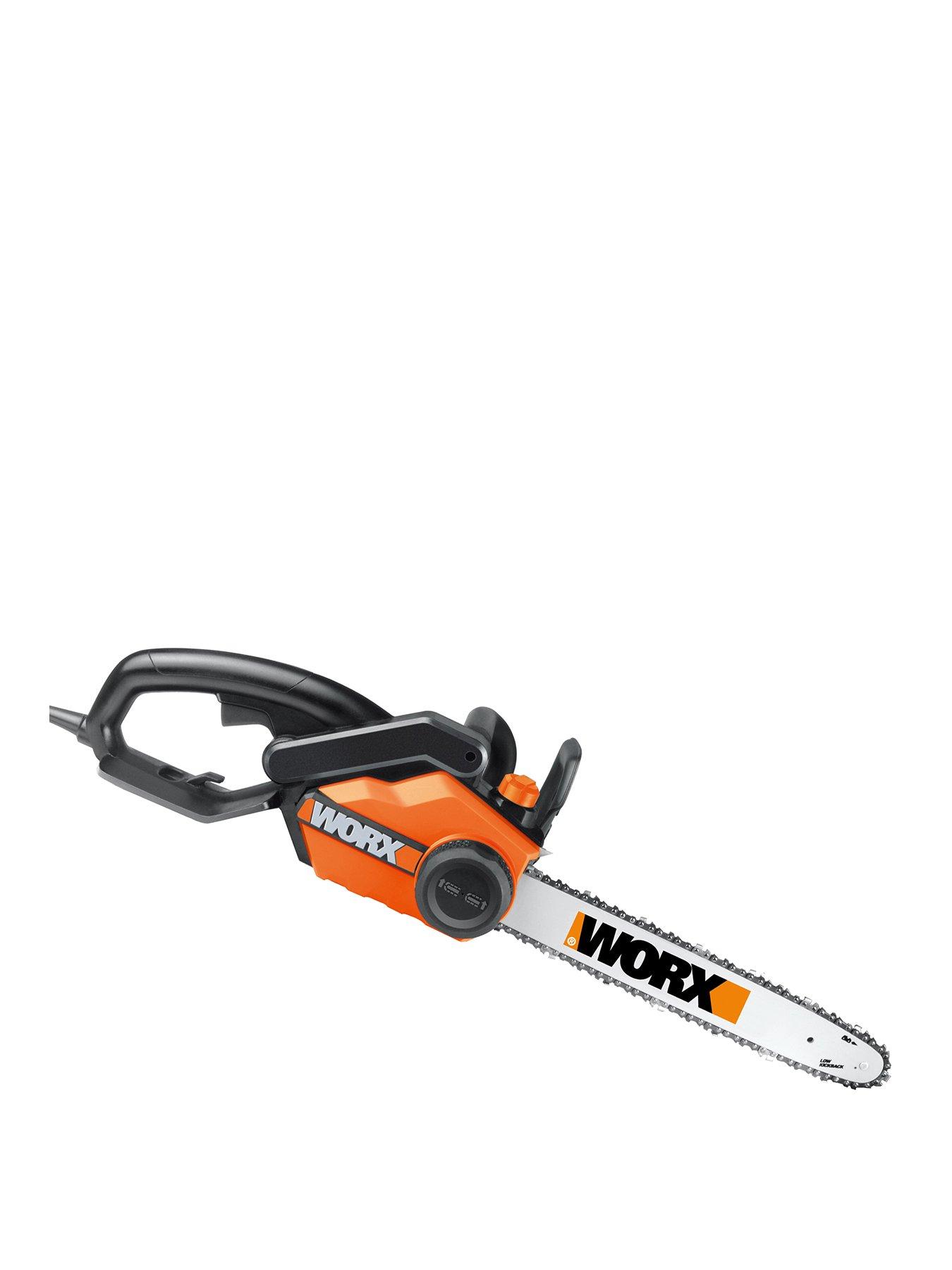 Product photograph of Worx Wg30e 2000w Electric Chainsaw from very.co.uk