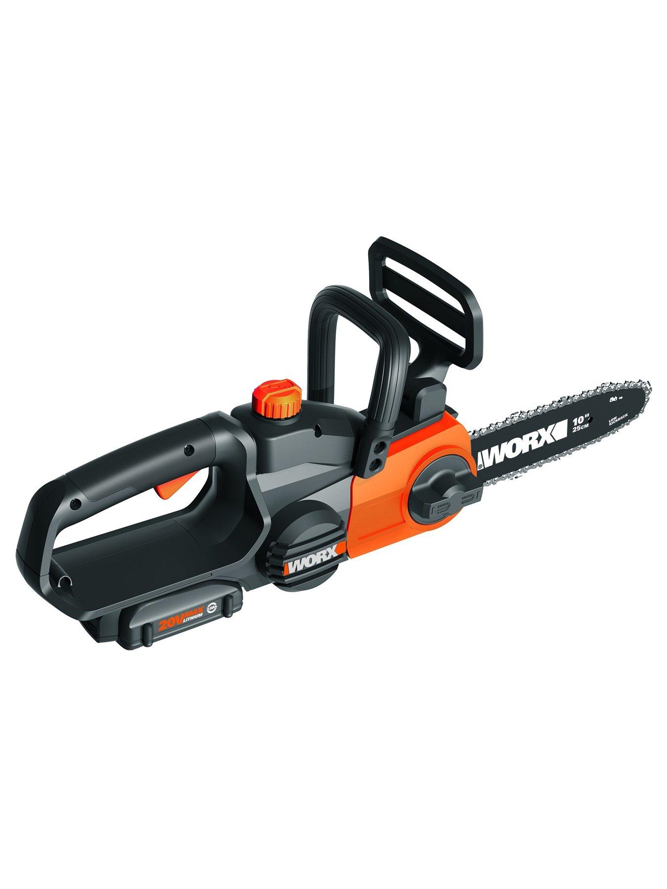 Image 2 of 8 of Worx 20V PowerShare 25cm Cordless Chainsaw with x1 2.0Ah Battery &amp; Charger