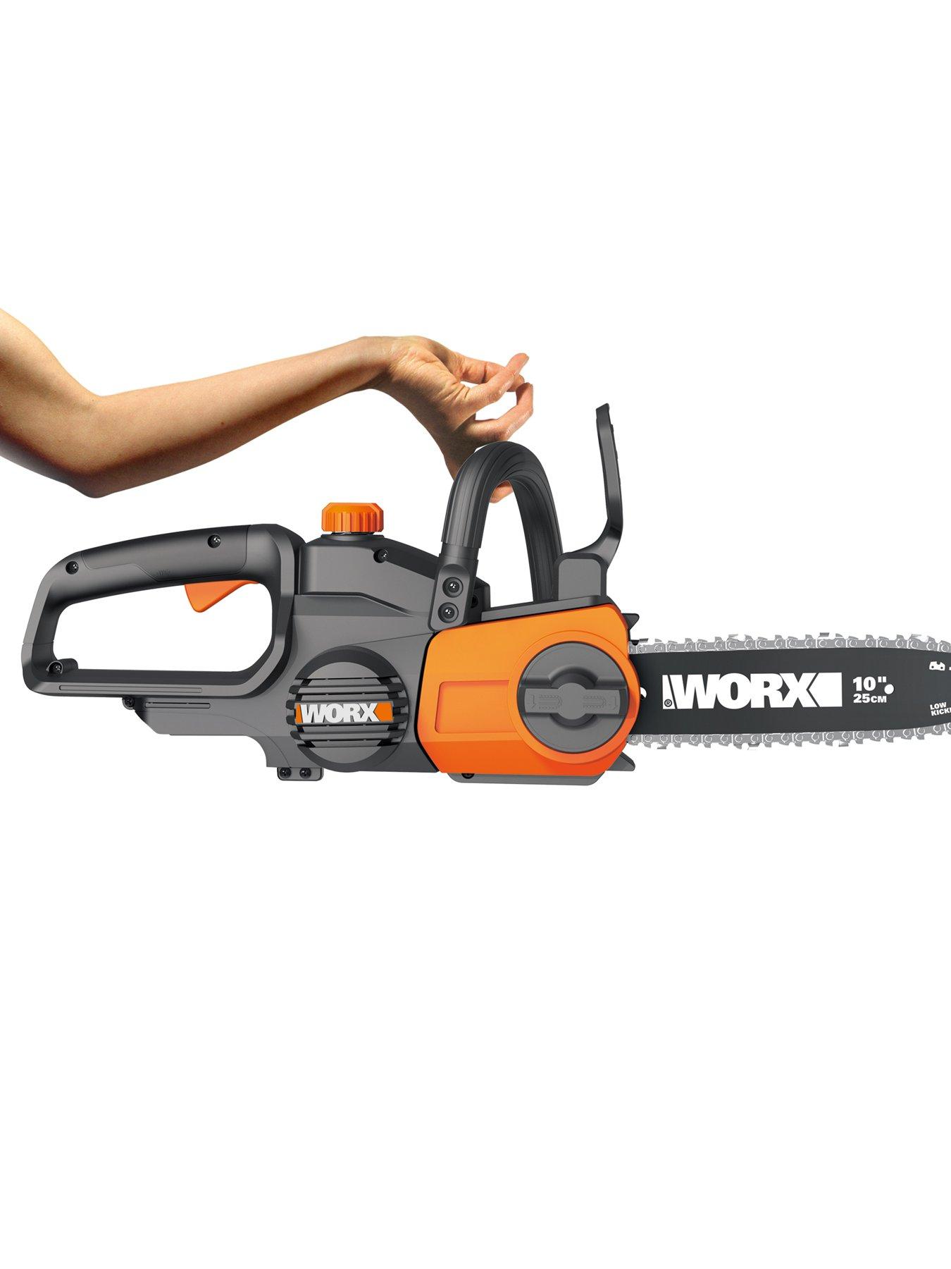 Image 3 of 8 of Worx 20V PowerShare 25cm Cordless Chainsaw with x1 2.0Ah Battery &amp; Charger