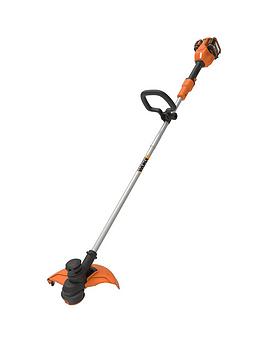 Product photograph of Worx Nitro Dual Battery 2x20v Cordless Grass Trimmer from very.co.uk