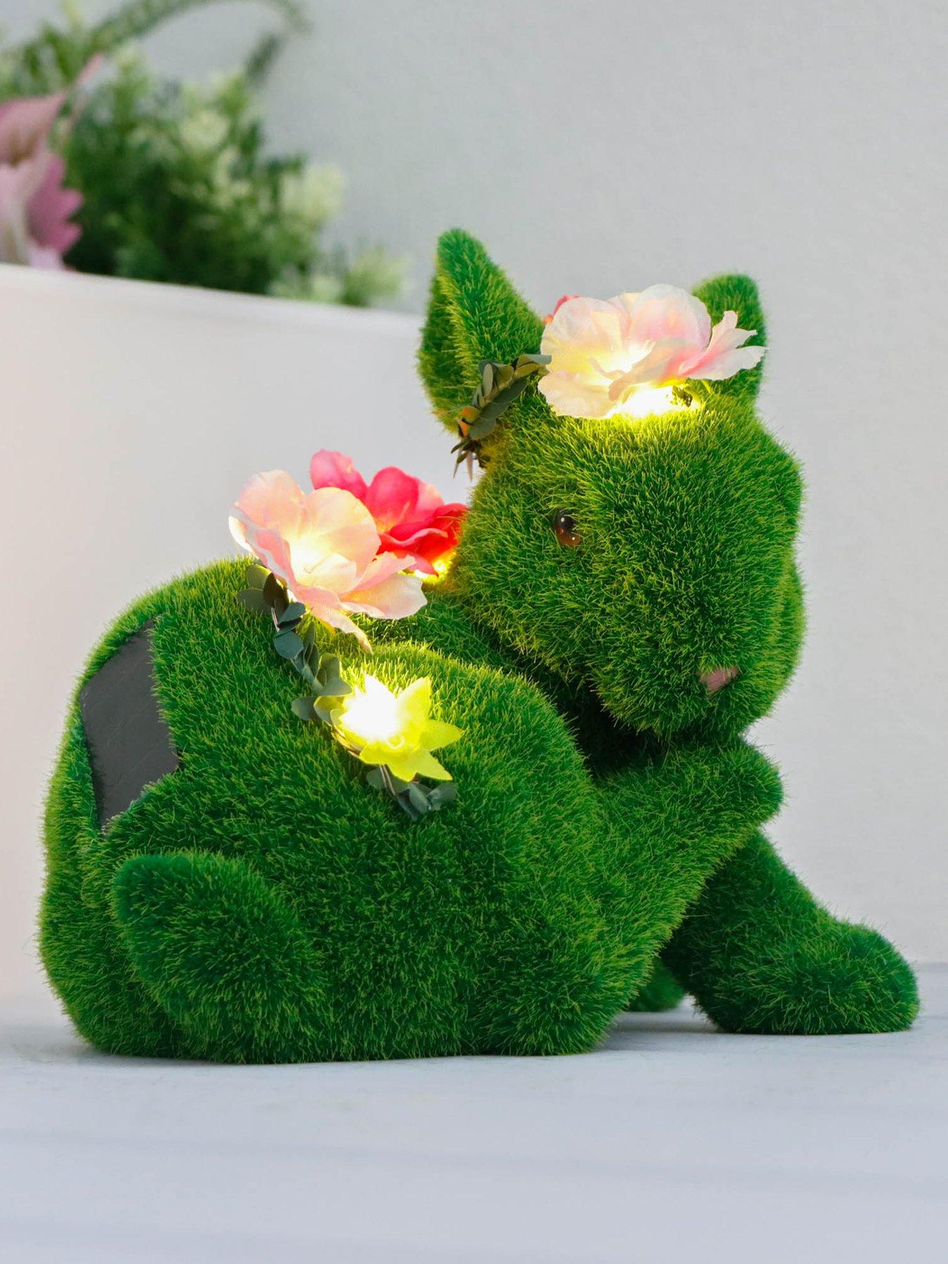 Product photograph of Gardenwize Green Flock Spring Rabbit Cleaning Foot from very.co.uk