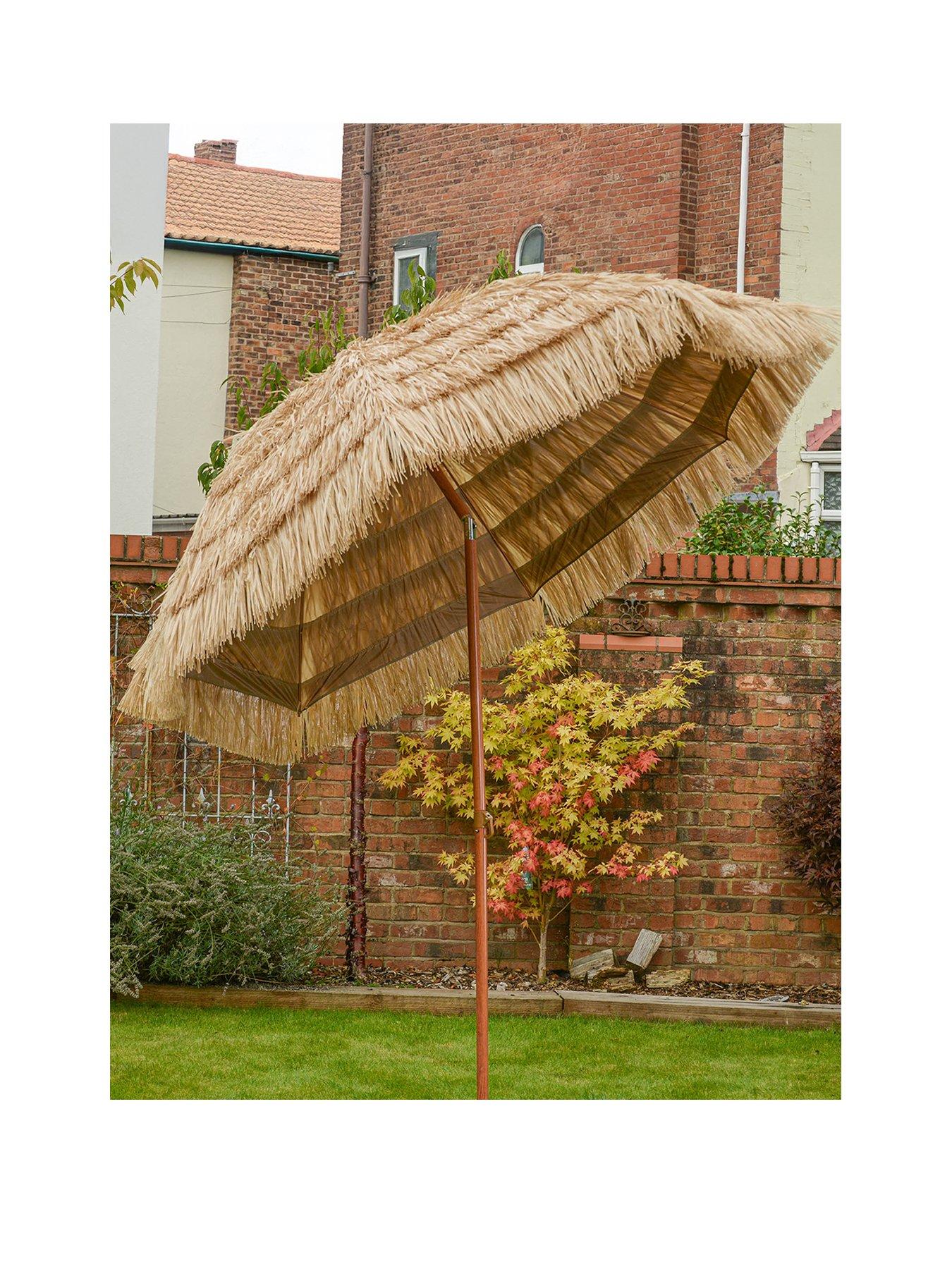 Image 1 of 4 of Streetwize Straw Beach Umbrella