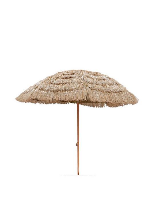 stillFront image of streetwize-straw-beach-umbrella