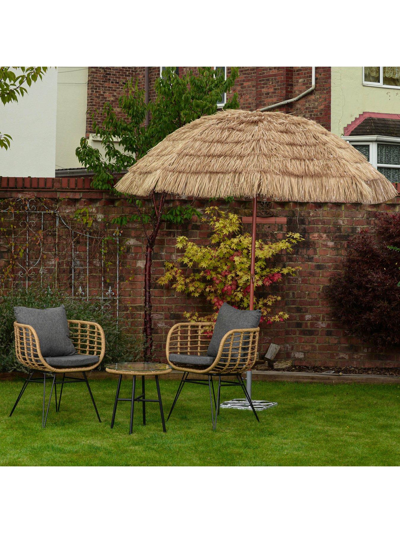 Image 4 of 4 of Streetwize Straw Beach Umbrella