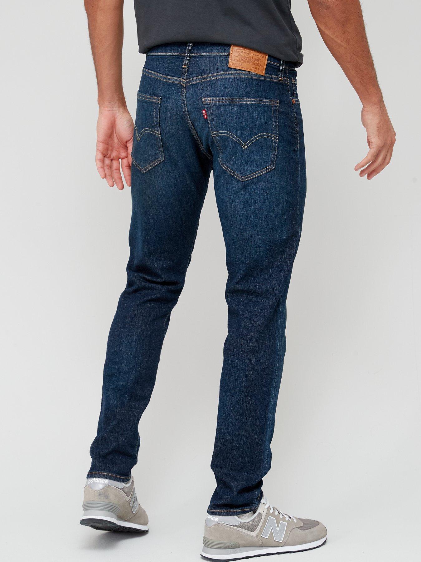 Levis 512 shop blue