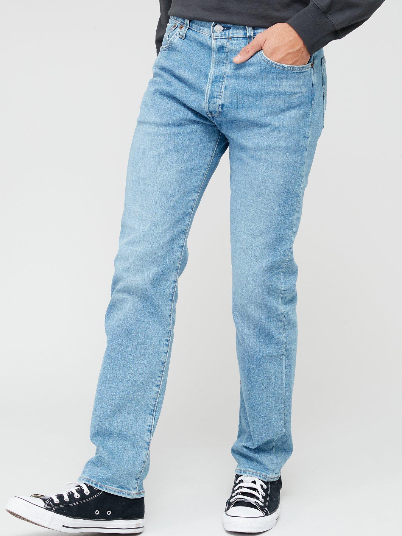 Levi's 501 Original Straight Fit Jeans - Mid Wash | very.co.uk