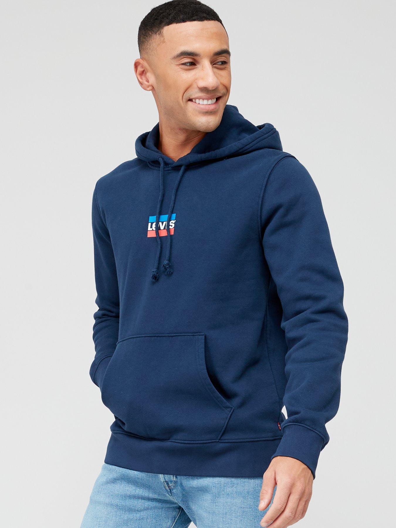 Standard Graphic Overhead Hoodie Navy