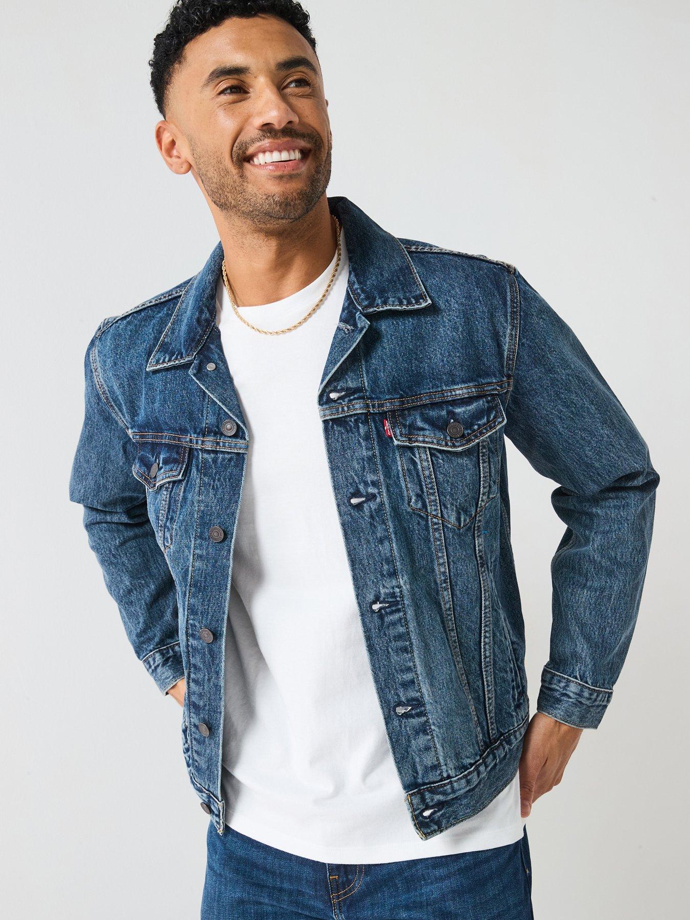 undefined Original Denim Trucker Jacket - Dark Wash
