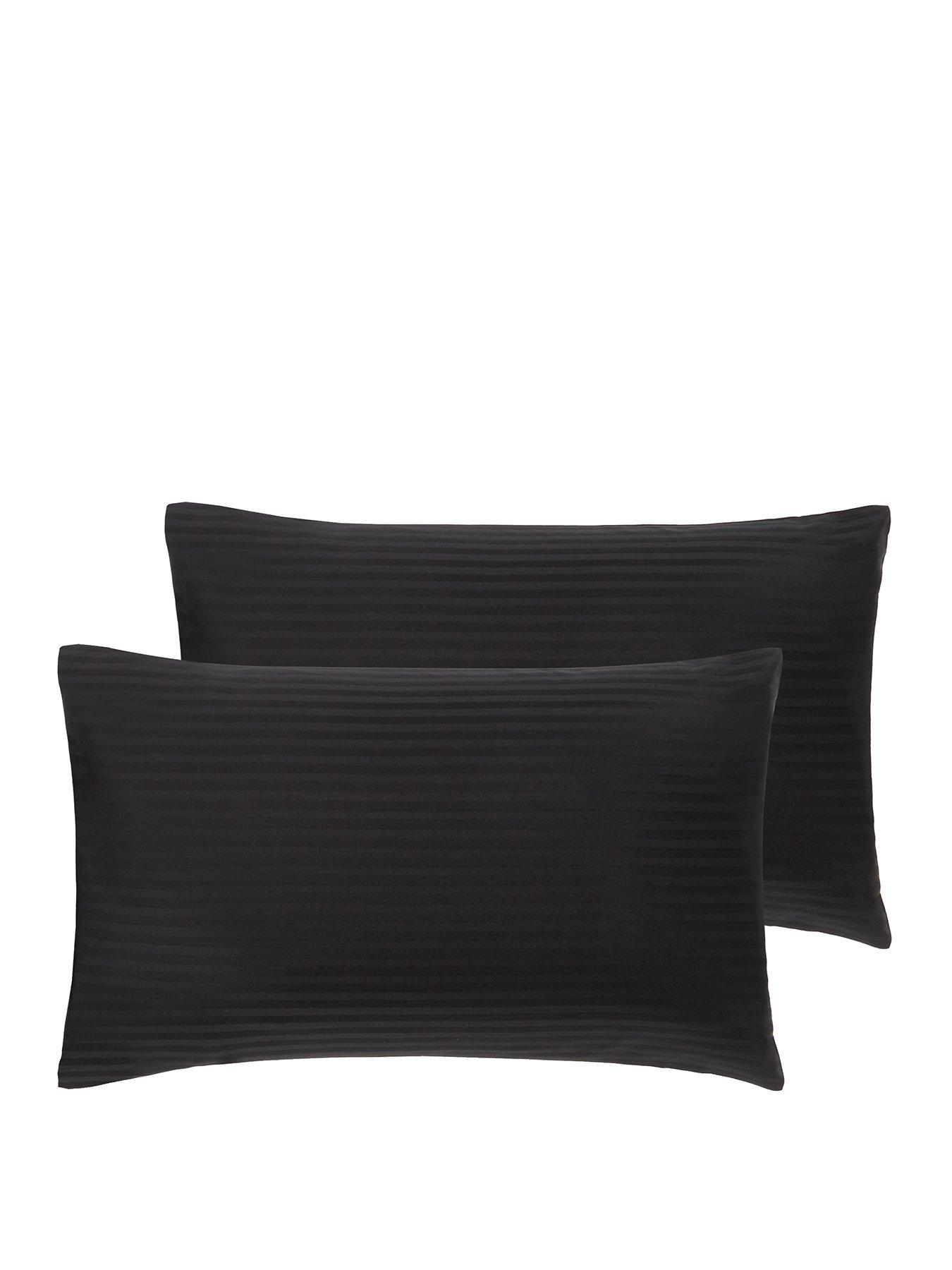 Very Home Luxury 300tc Soft Touch Sateen Stripe Housewife Pillowcases