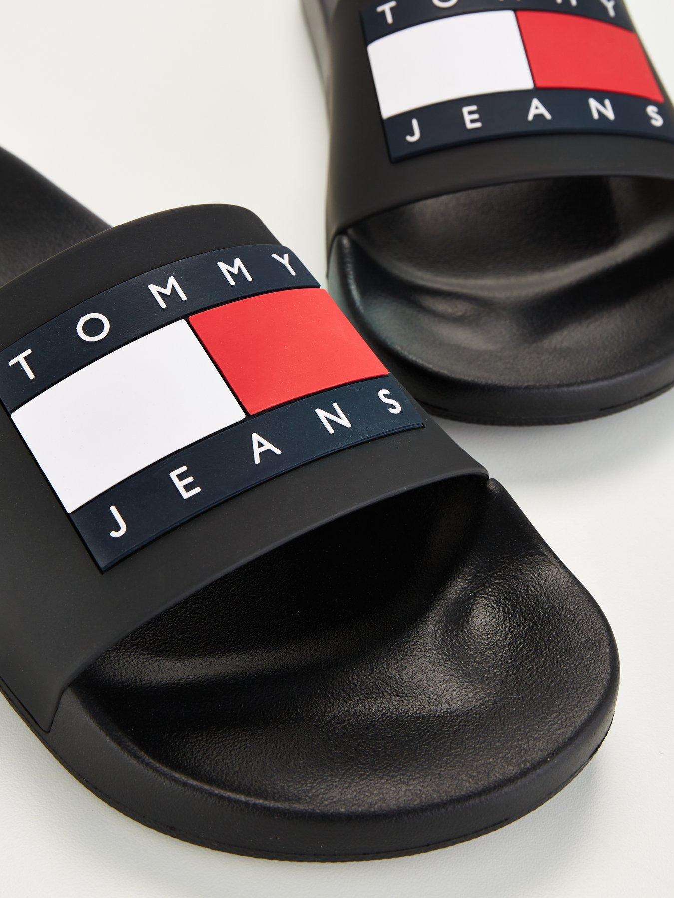 Image 6 of 6 of Tommy Jeans Pool Slide Ess - Black
