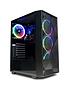  image of cyberpower-eurus-gaming-pc-bundle-amd-ryzen-5-5600g-8gb-ram-500gb-m2-nvme-ssd-with-238in-monitor-headset-keyboard-mouse-amp-pad