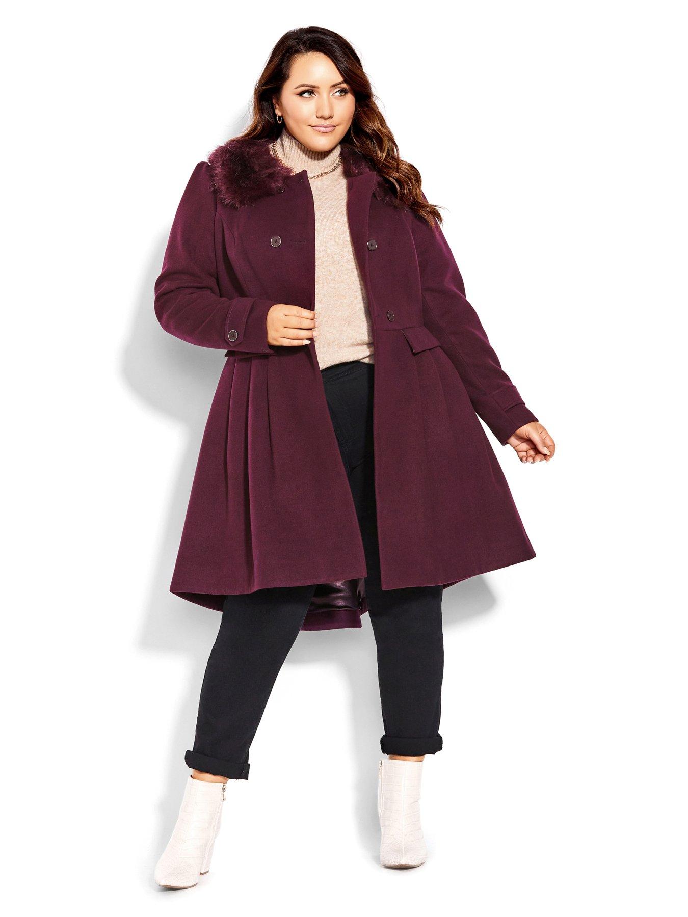 Faux Fur Coats | Ladies Faux Fur Collar Jackers | Very.co.uk