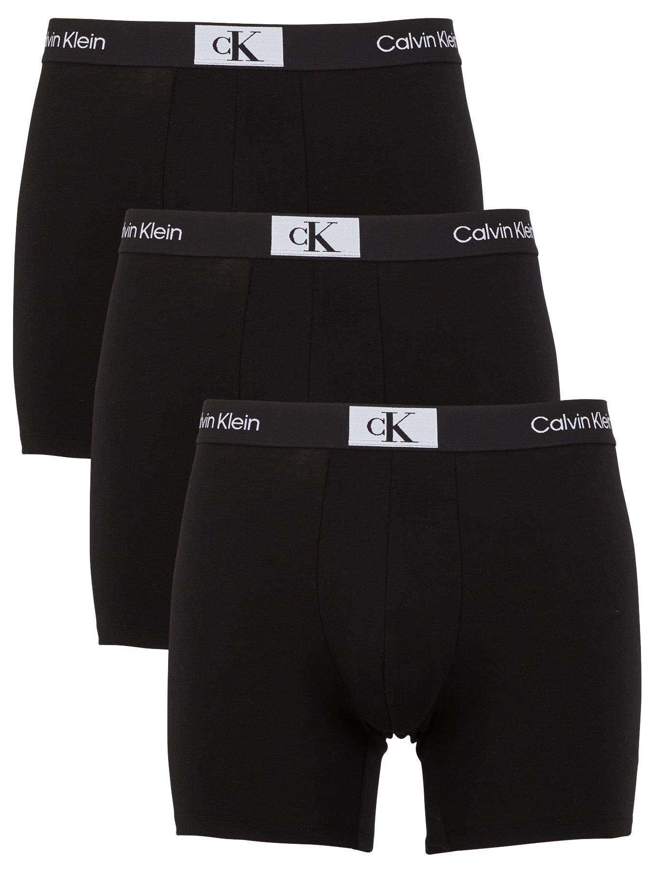 Calvin klein black boxers 3 pack best sale