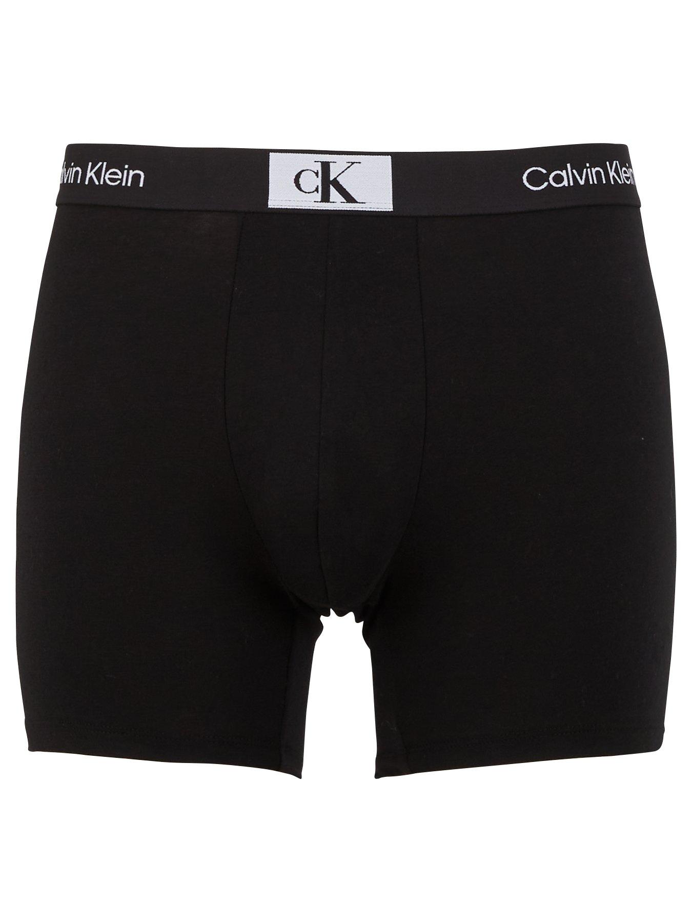 Calvin Klein 3Pk Boxer Briefs - Black | very.co.uk