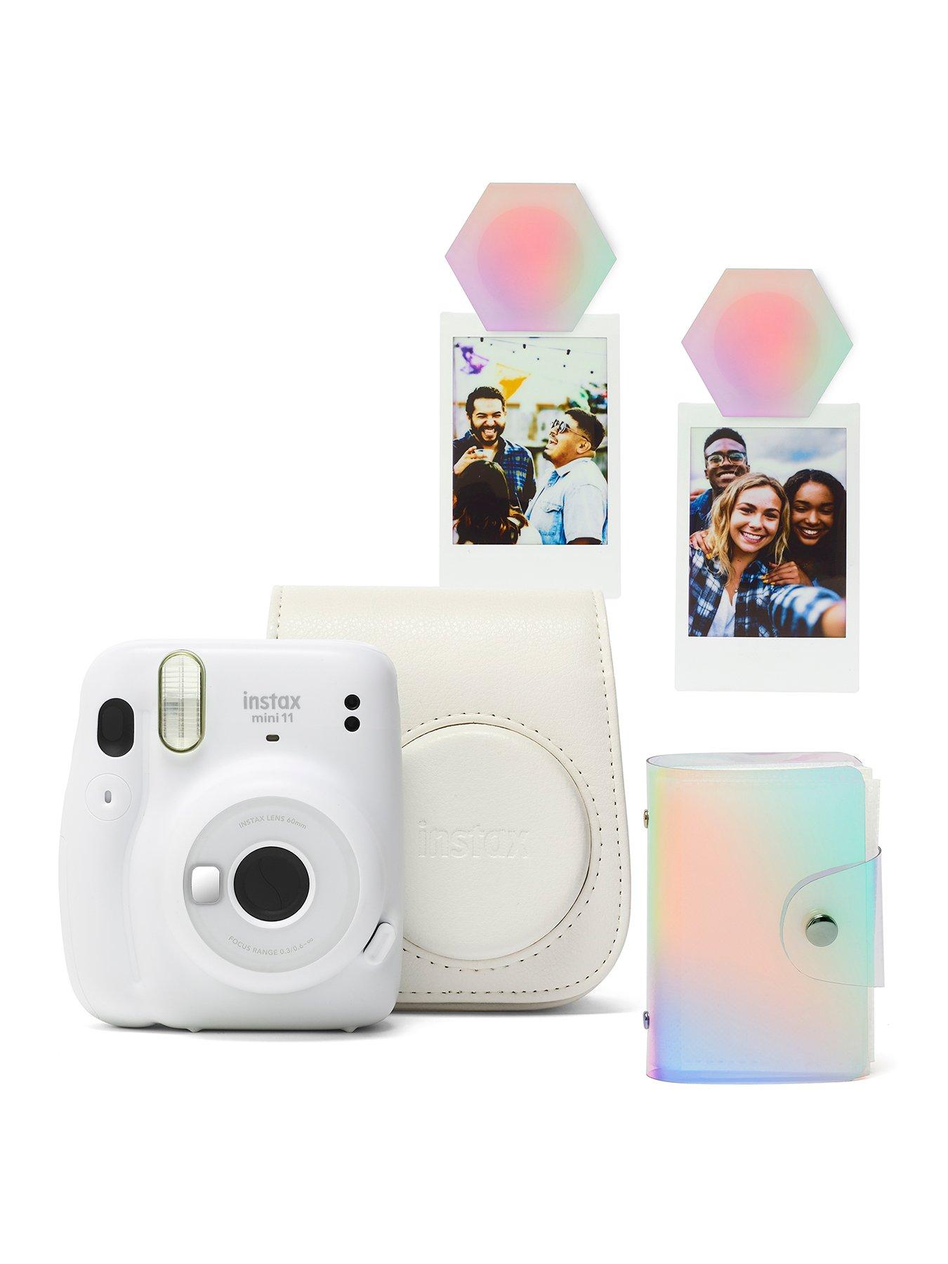 Fujifilm Instax Mini 11 Instant Camera Kit inc Case, 10 shot White