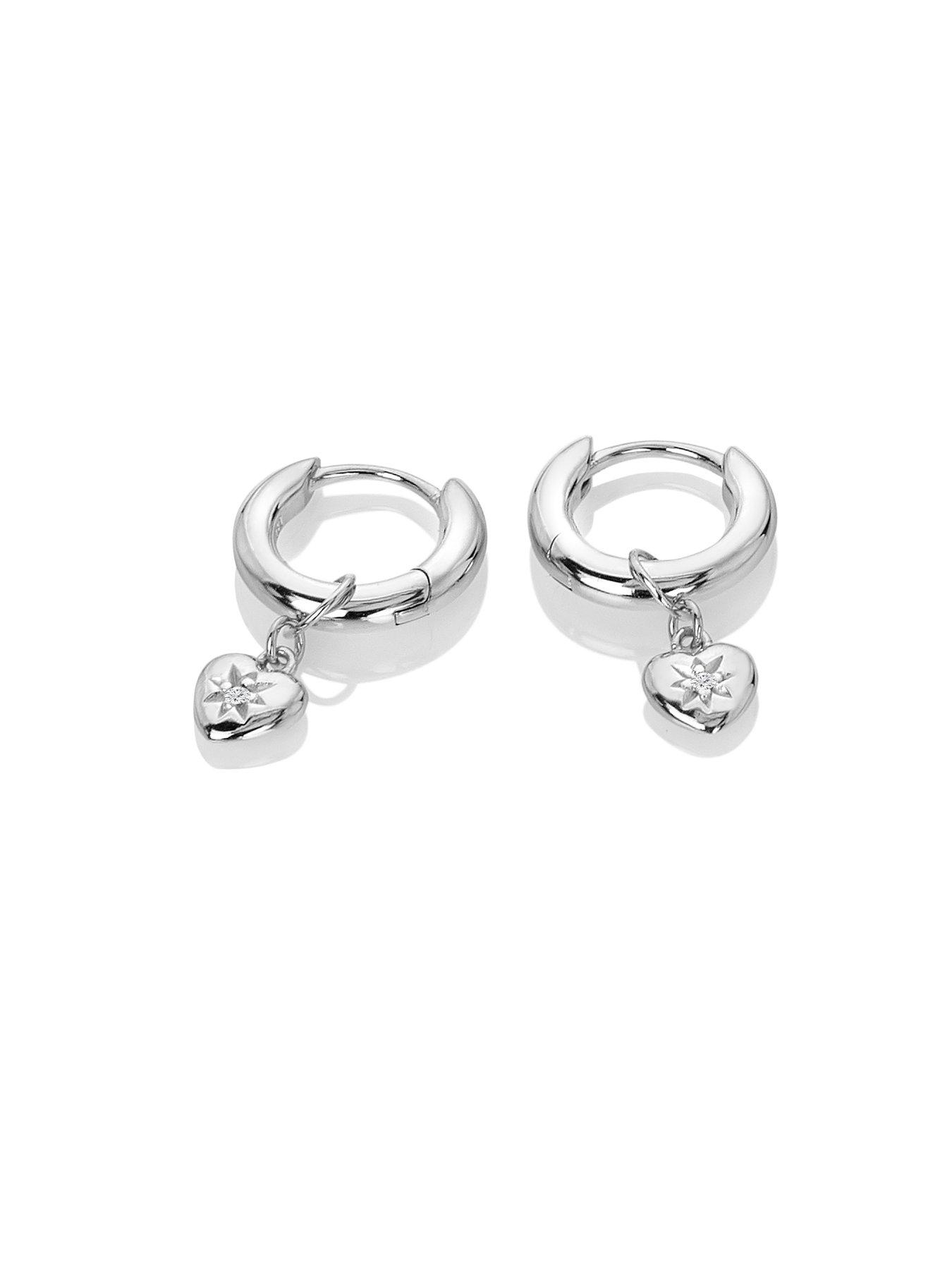 Image 3 of 4 of Hot Diamonds Heart Earrings