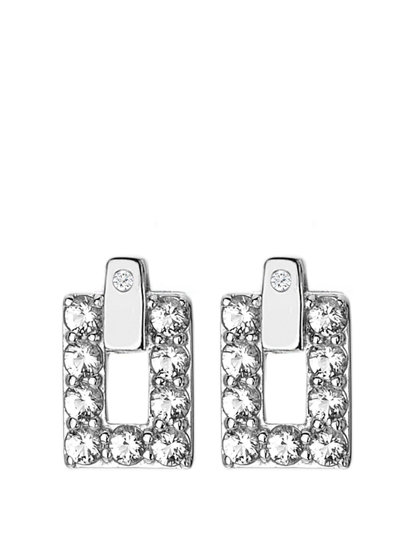 Product photograph of Hot Diamonds Echo Earrings from very.co.uk
