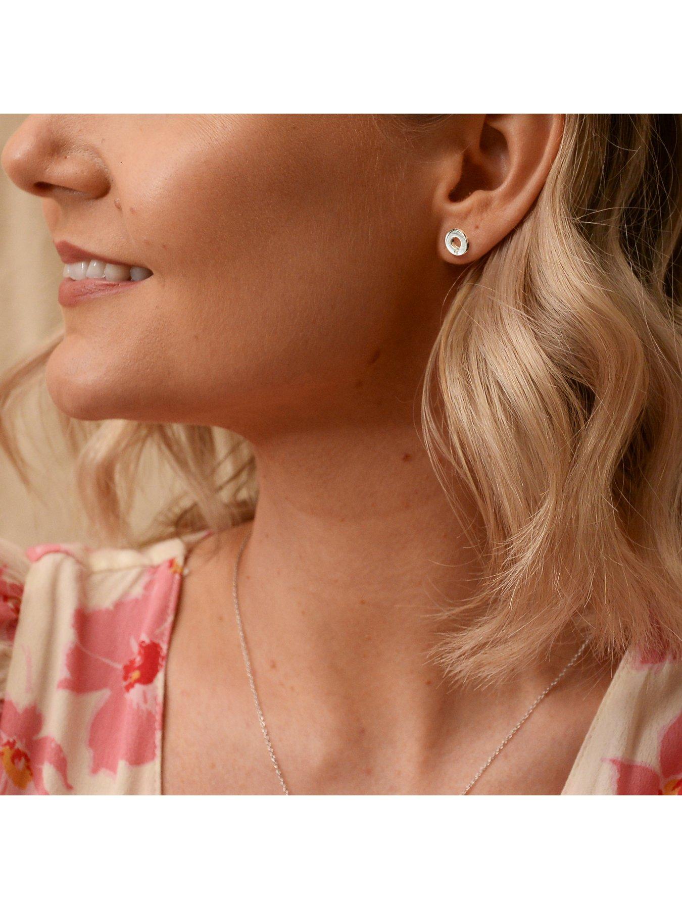 Image 2 of 4 of Hot Diamonds Amulets Circle Earrings