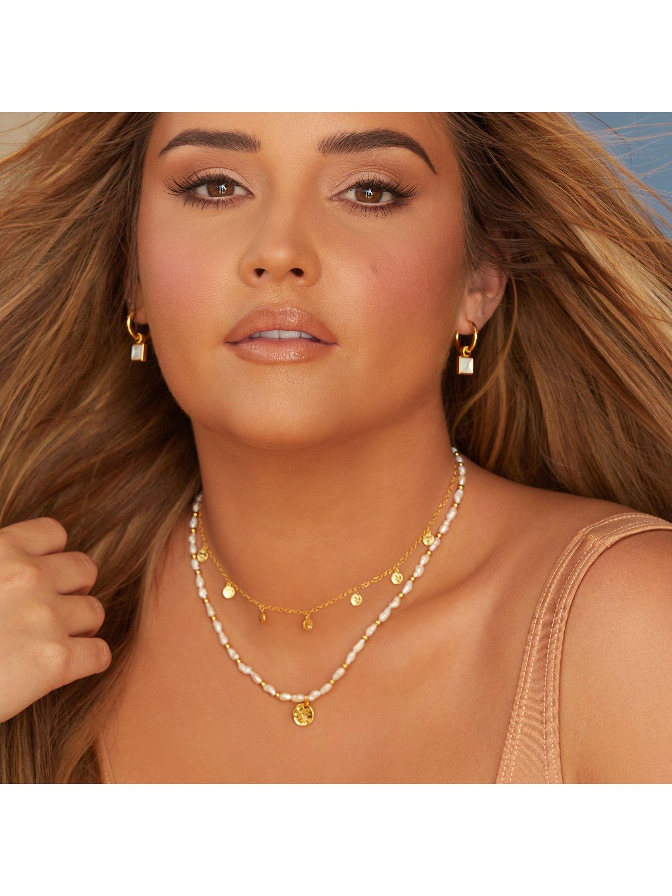 Image 2 of 4 of Hot Diamonds HD X JJ Calm Pearl Lunar Necklace (40-45cm)