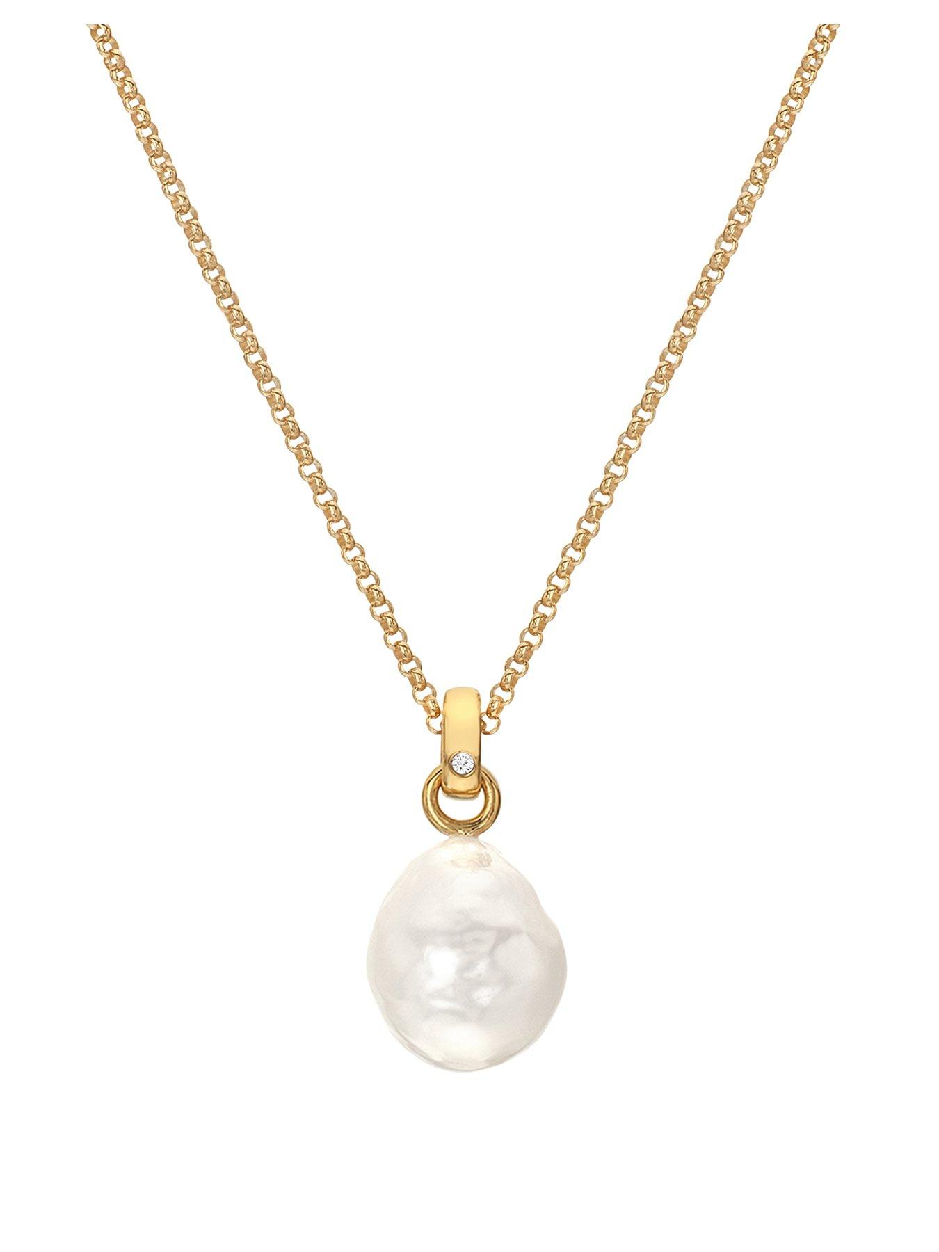 Product photograph of Hot Diamonds Hd X Jj Calm Pearl Pendant from very.co.uk