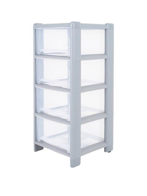wham-deep-4-drawer-storage-unit-light-grey