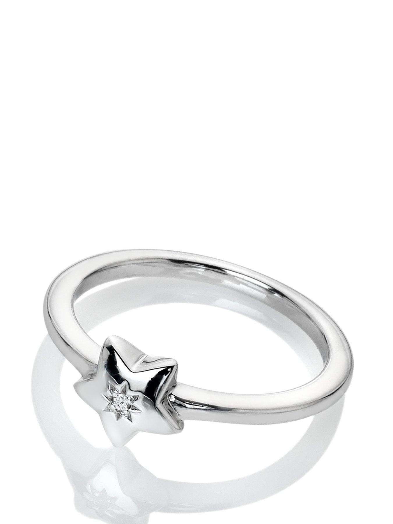 Star ring store diamond