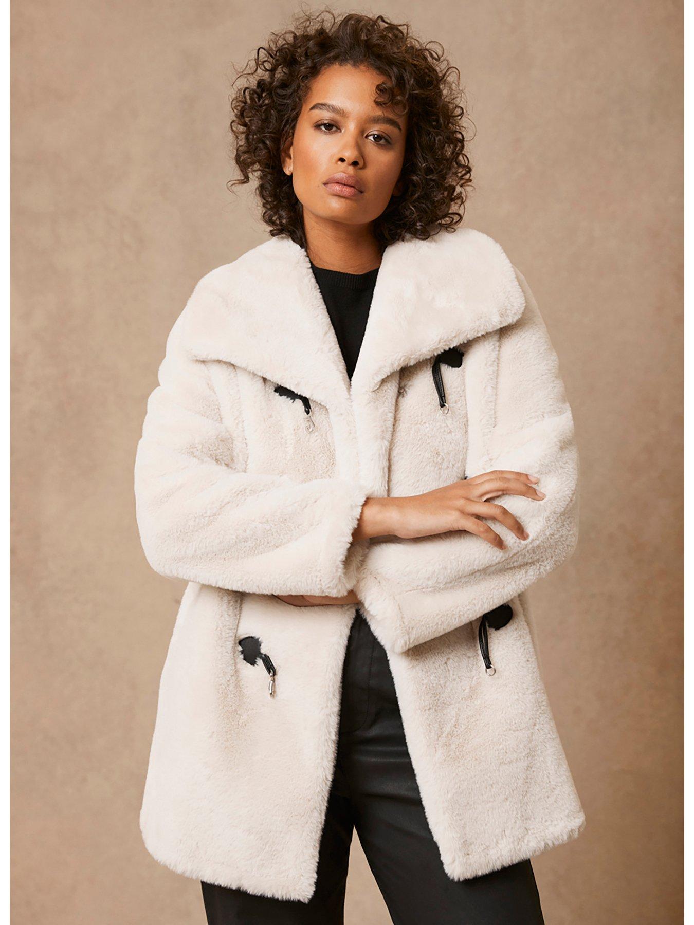 Cream clearance sheepskin jacket