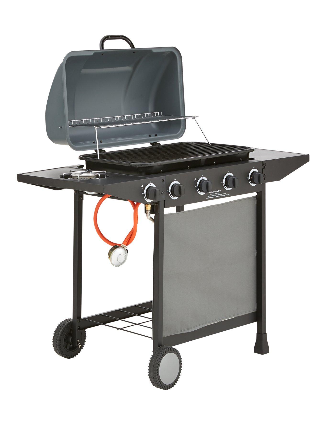 Image 3 of 6 of Very Home 4 Burner Gas BBQ With Side Burner