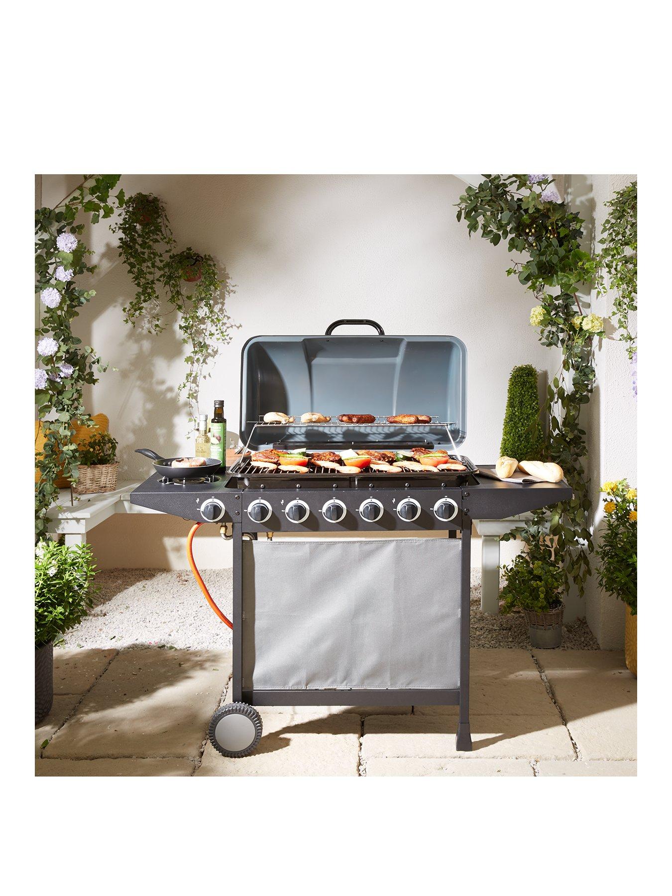 Buy Argos Home 4 Burner With Side Burner Gas BBQ, Barbecues