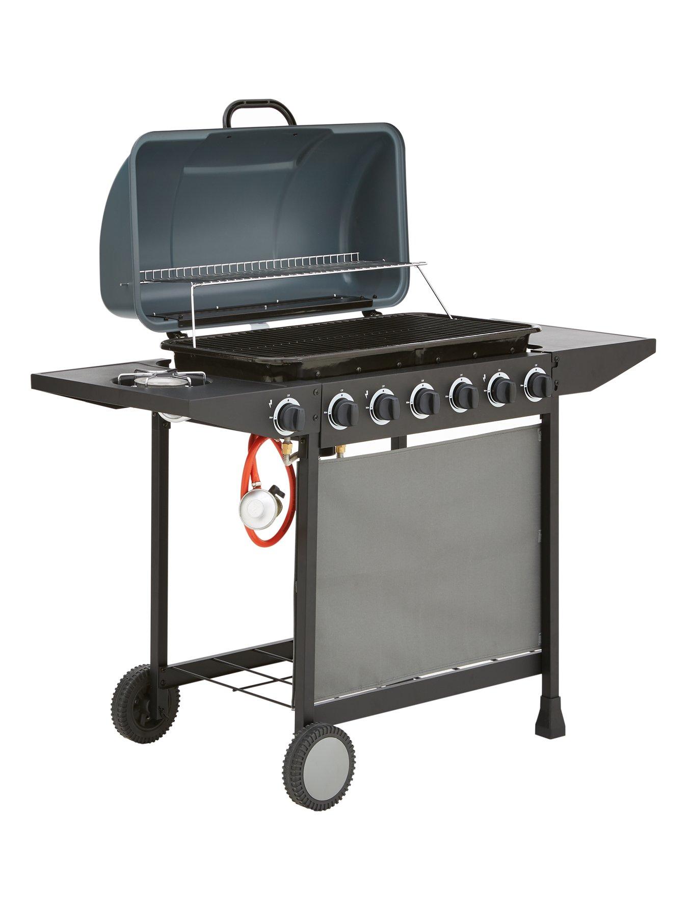 6 burner gas outlet barbecue