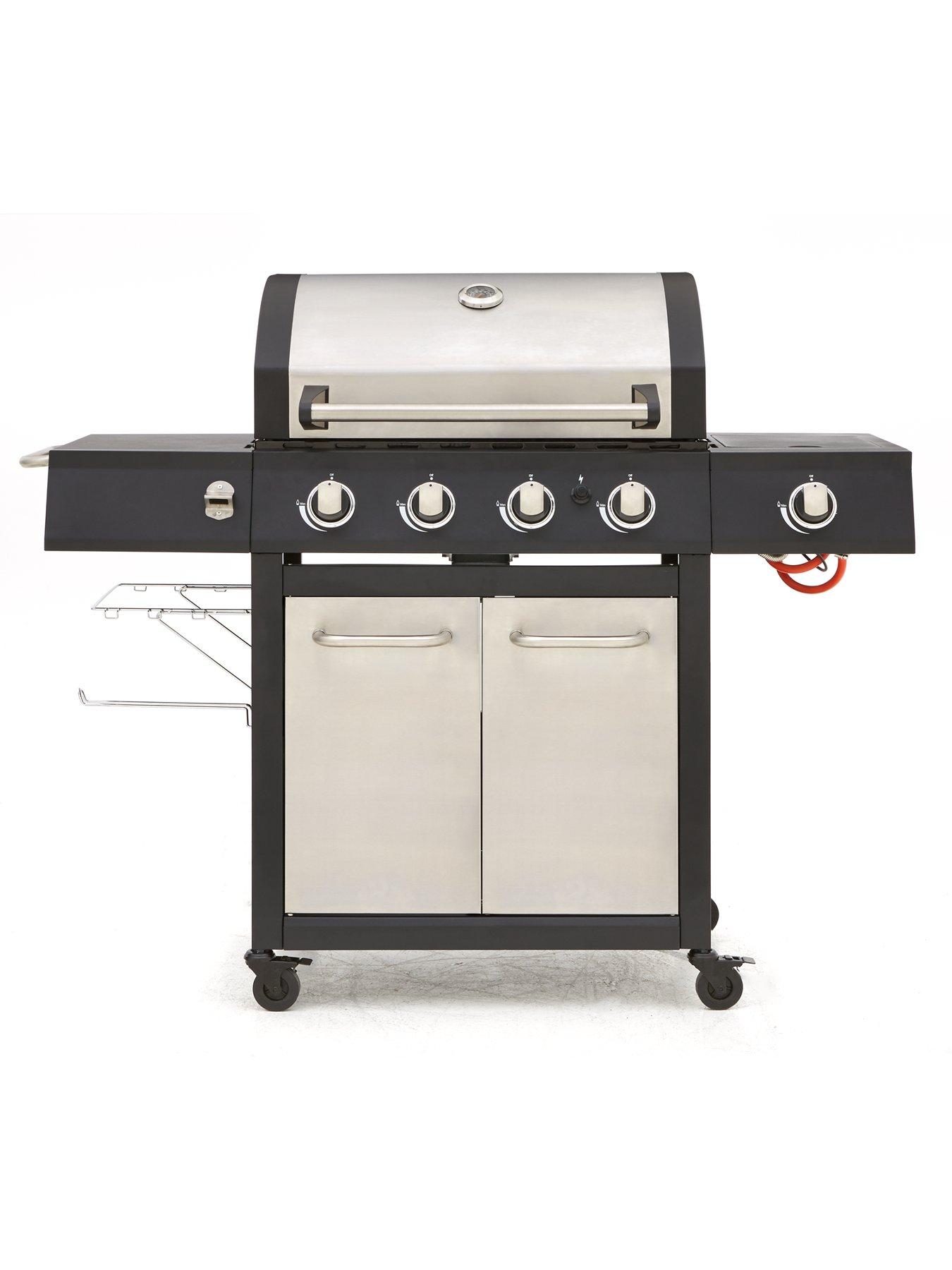 Image 2 of 5 of Very Home Premium Stainless Steel 4-Burner Gas BBQ