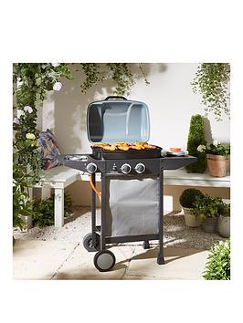 Product photograph of 2 Burner Gas Bbq With Side Burner from very.co.uk