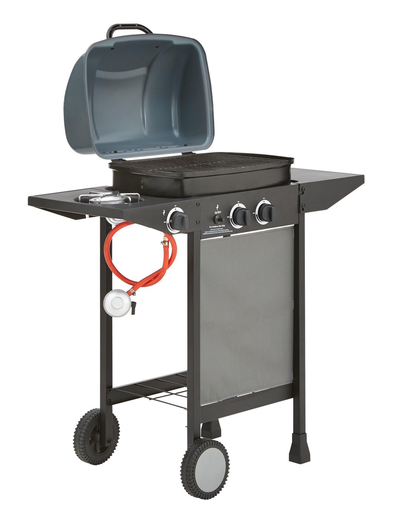 Image 3 of 6 of Very Home 2 Burner Gas BBQ With Side Burner
