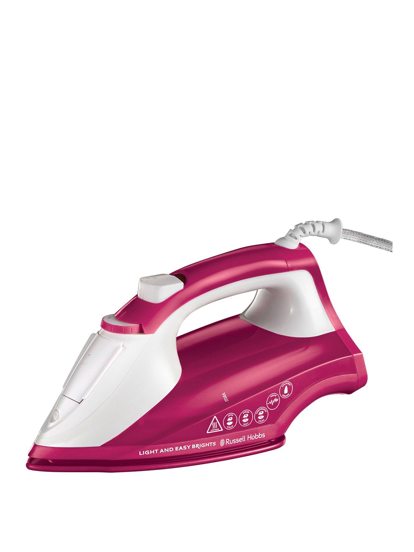Product photograph of Russell Hobbs Light Easy Brights Steam Iron from very.co.uk