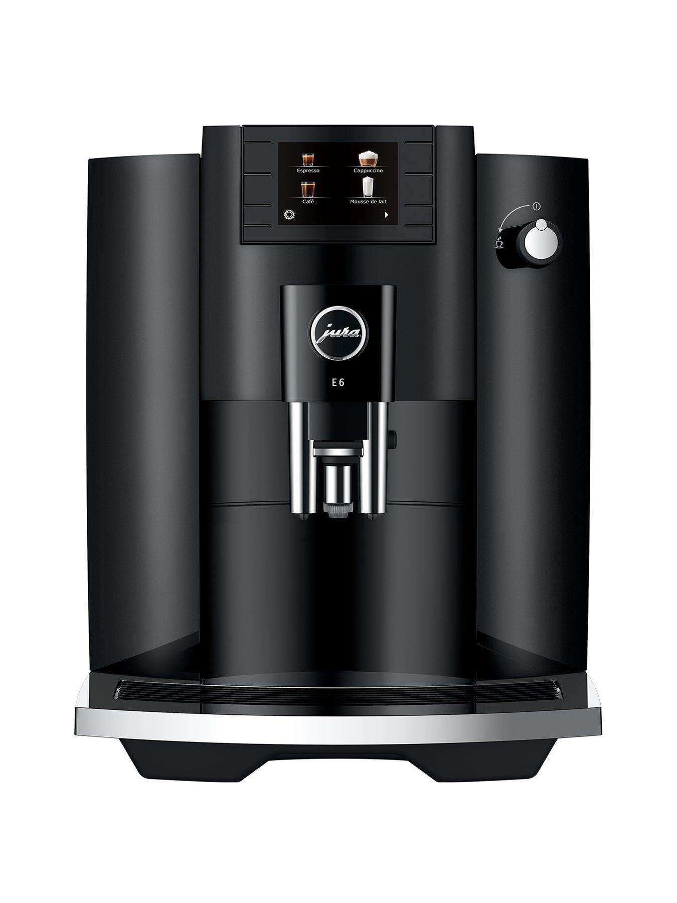 Product photograph of Jura E6 Coffee Machine Black from very.co.uk
