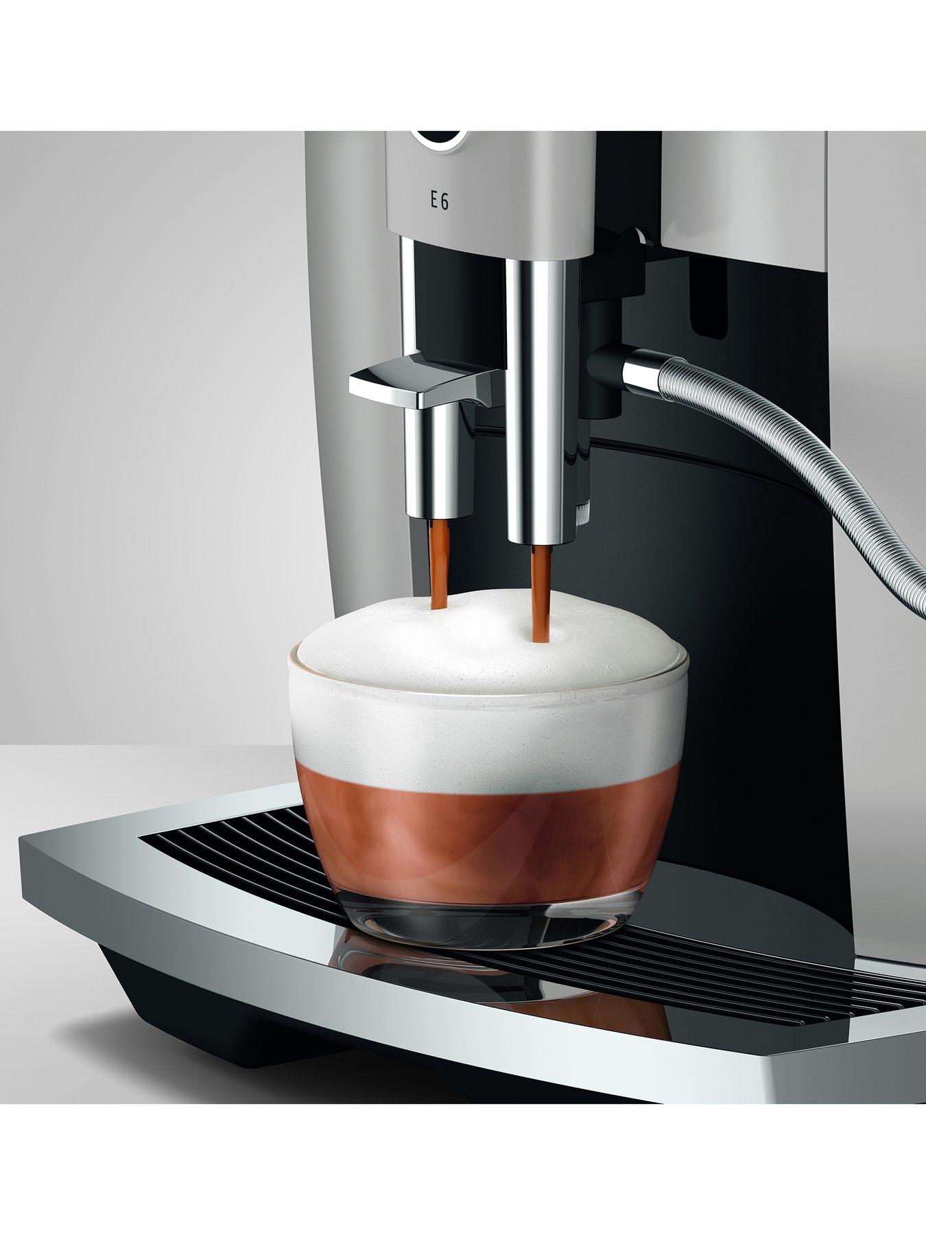 Jura E6 Coffee Machine Silver very.co.uk