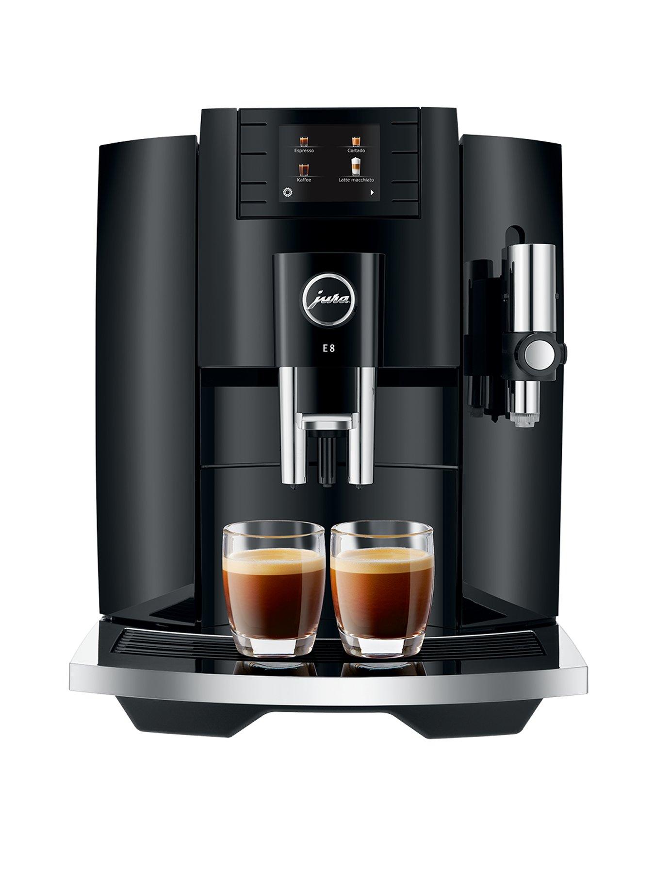 Product photograph of Jura E8 Coffee Machine Black from very.co.uk