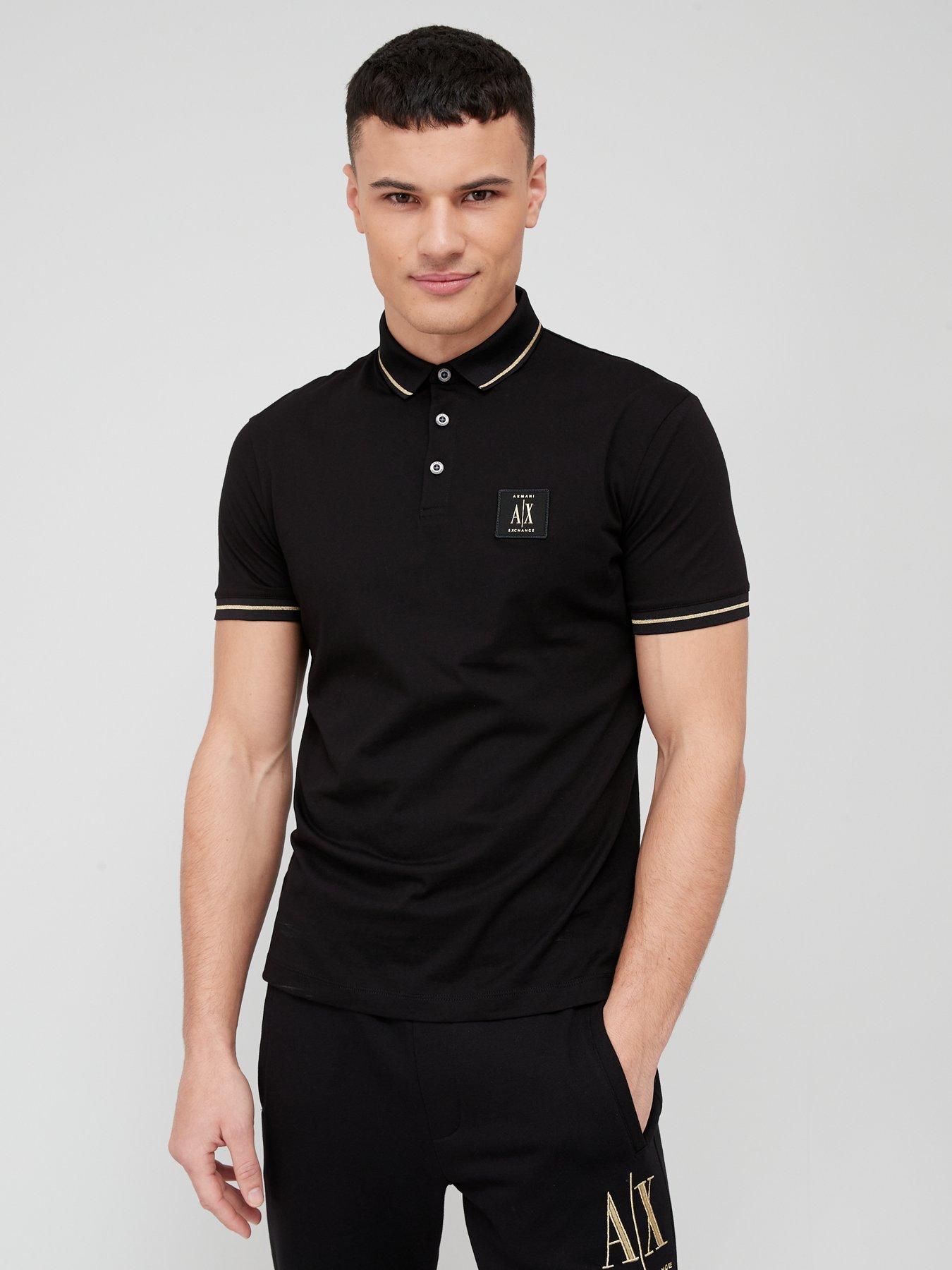 undefined Chest Badge Logo Polo Shirt - Black