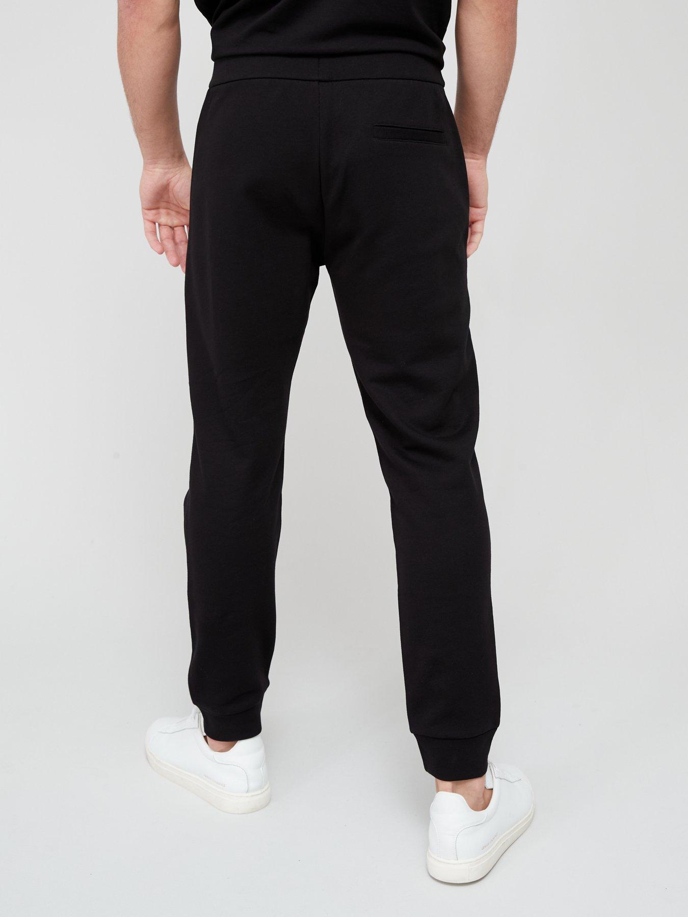 Armani Exchange Large Logo Ax Joggers - Black