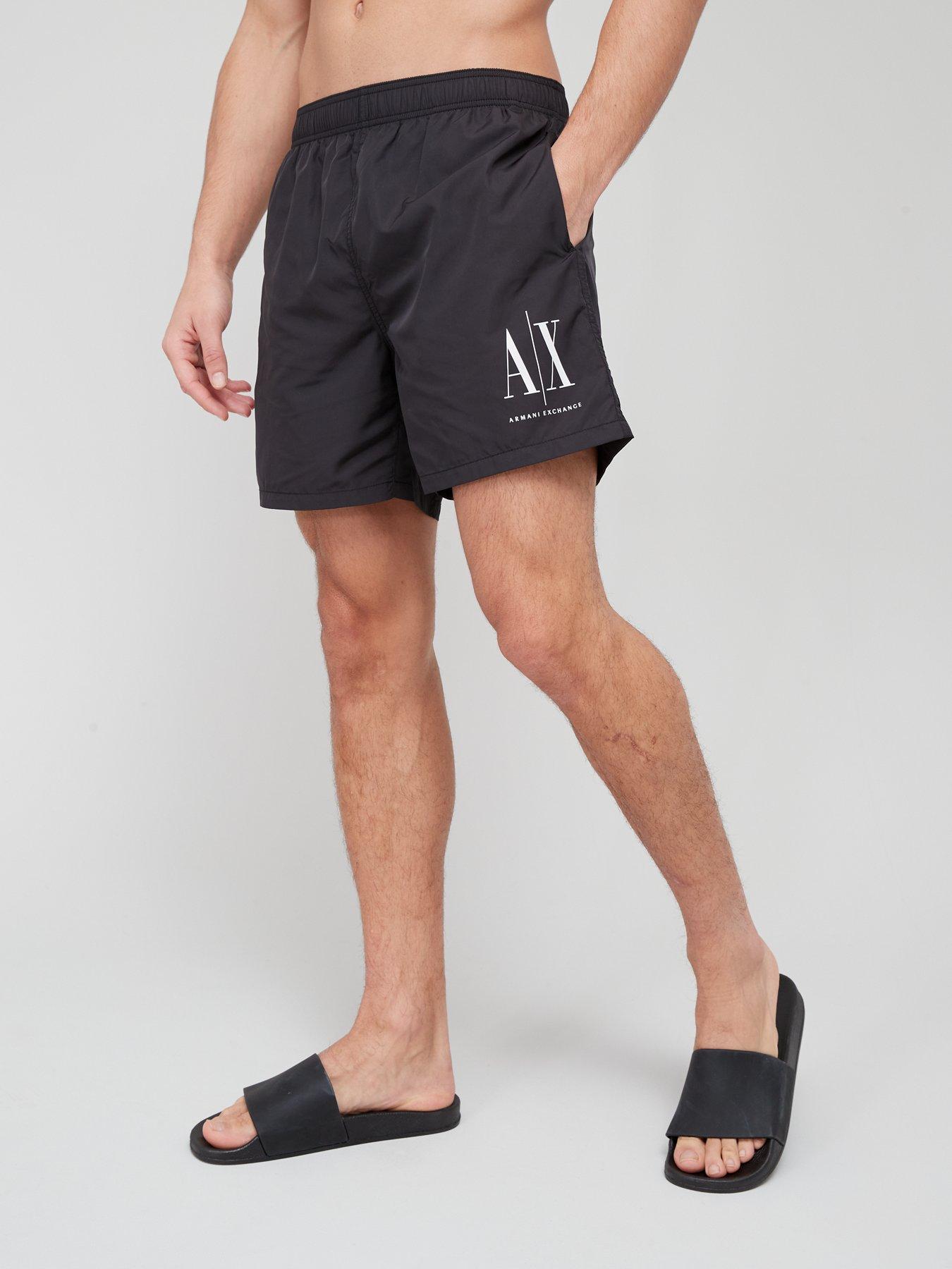 Armani Exchange Classic Icon Logo Swim Shorts Navy very