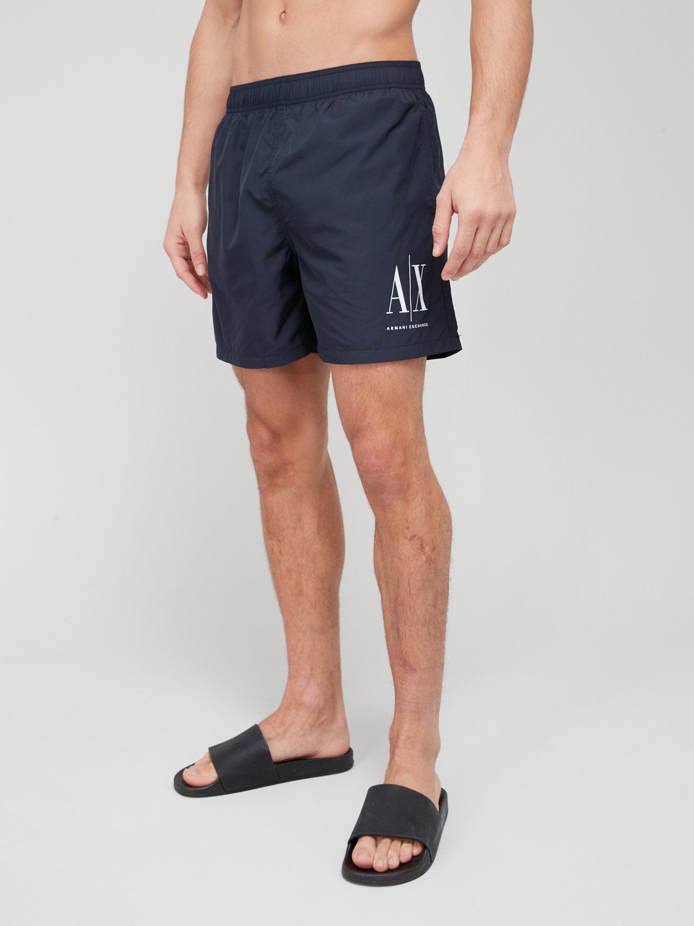 Armani Exchange Classic Icon Logo Swim Shorts Navy very