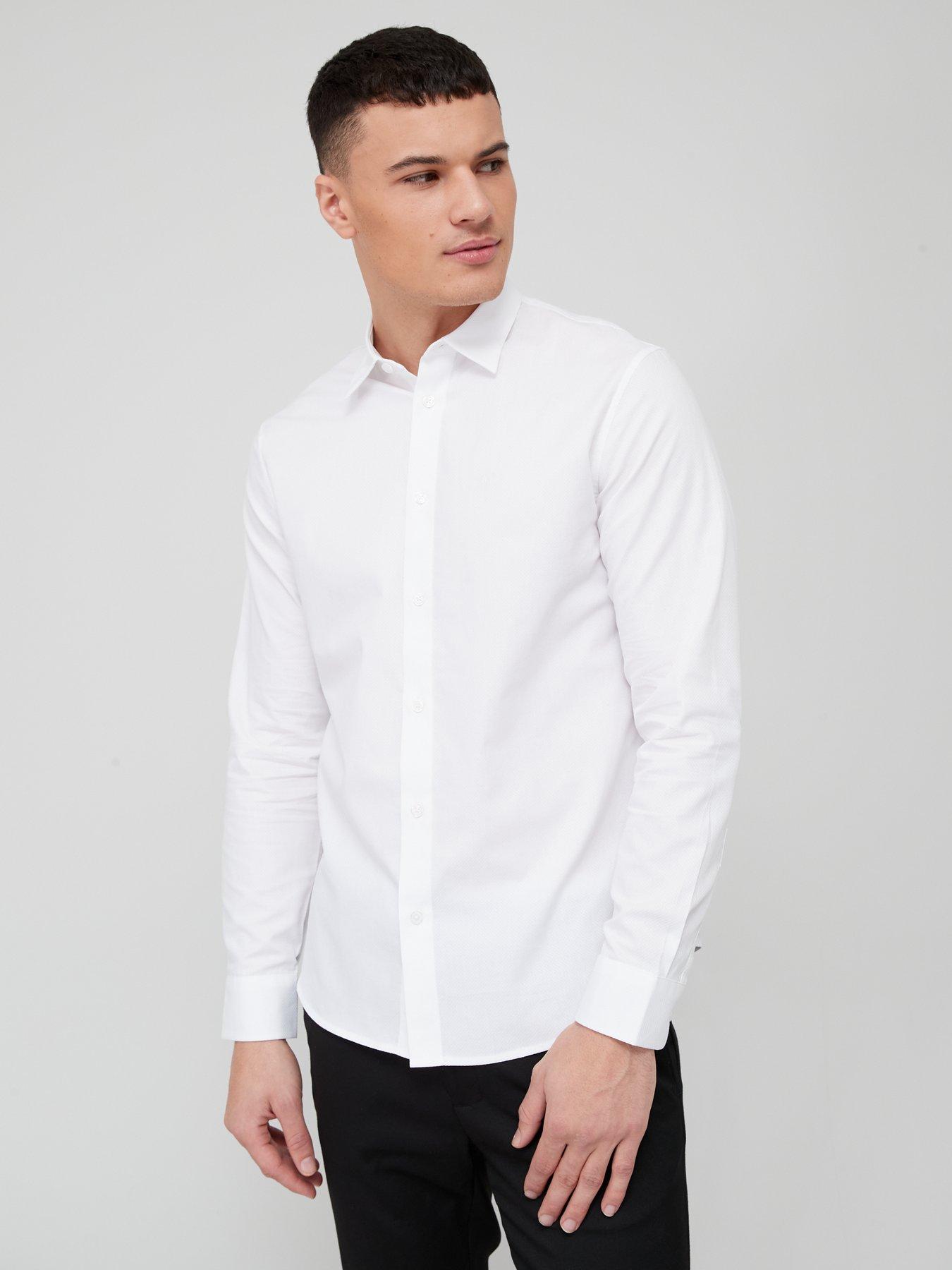 Armani exchange cheap white shirt