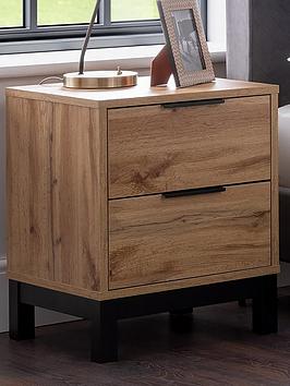 Product photograph of Julian Bowen Bali 2 Drawer Bedside from very.co.uk
