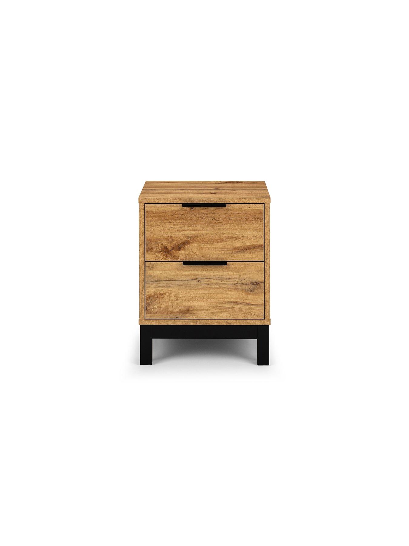 Product photograph of Julian Bowen Bali 2 Drawer Bedside from very.co.uk
