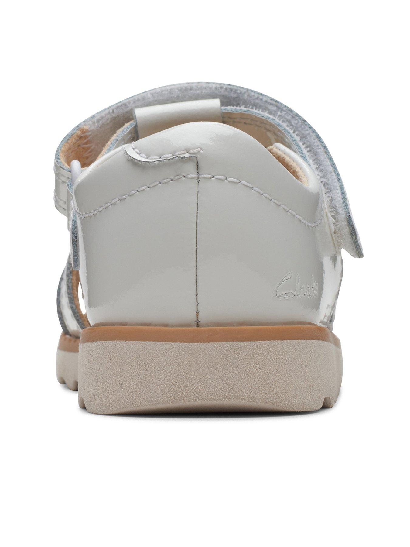 Clarks sandals kids store white